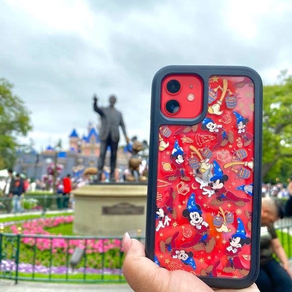 D-Tech sorcerer mickey mouse iphone 11 case disney parks NWOT 3d all over print - Picture 1 of 6